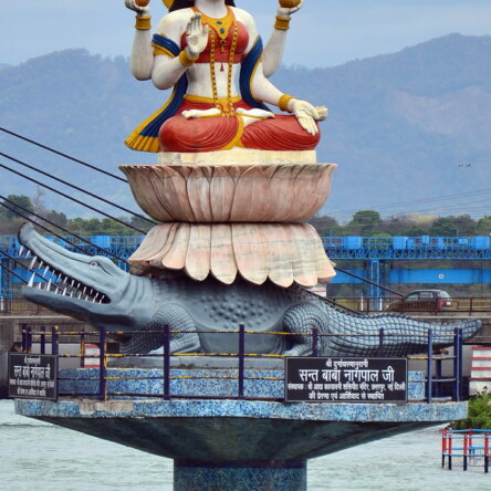 What is the significance of the Ganges River in Hinduism?