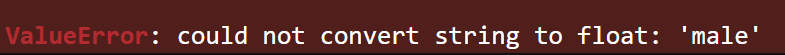 Why is df.corr() giving "ValueError: could not convert string to ... 1