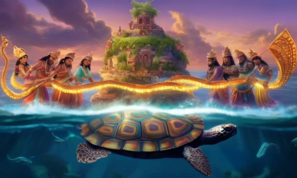 Kumbh Mela: The World's Largest Spiritual Gathering 1 samudra-manthan