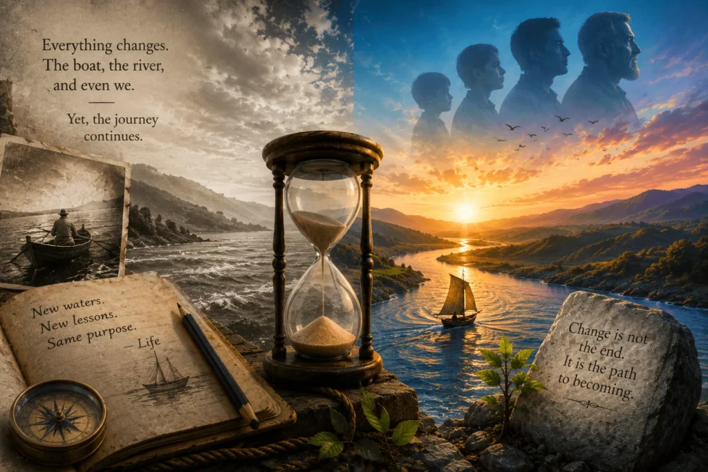 You Can't Step in a Boat Twice 3 The Journey Through Change
