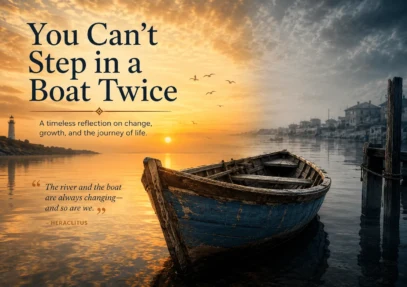You Can't Step in a Boat Twice